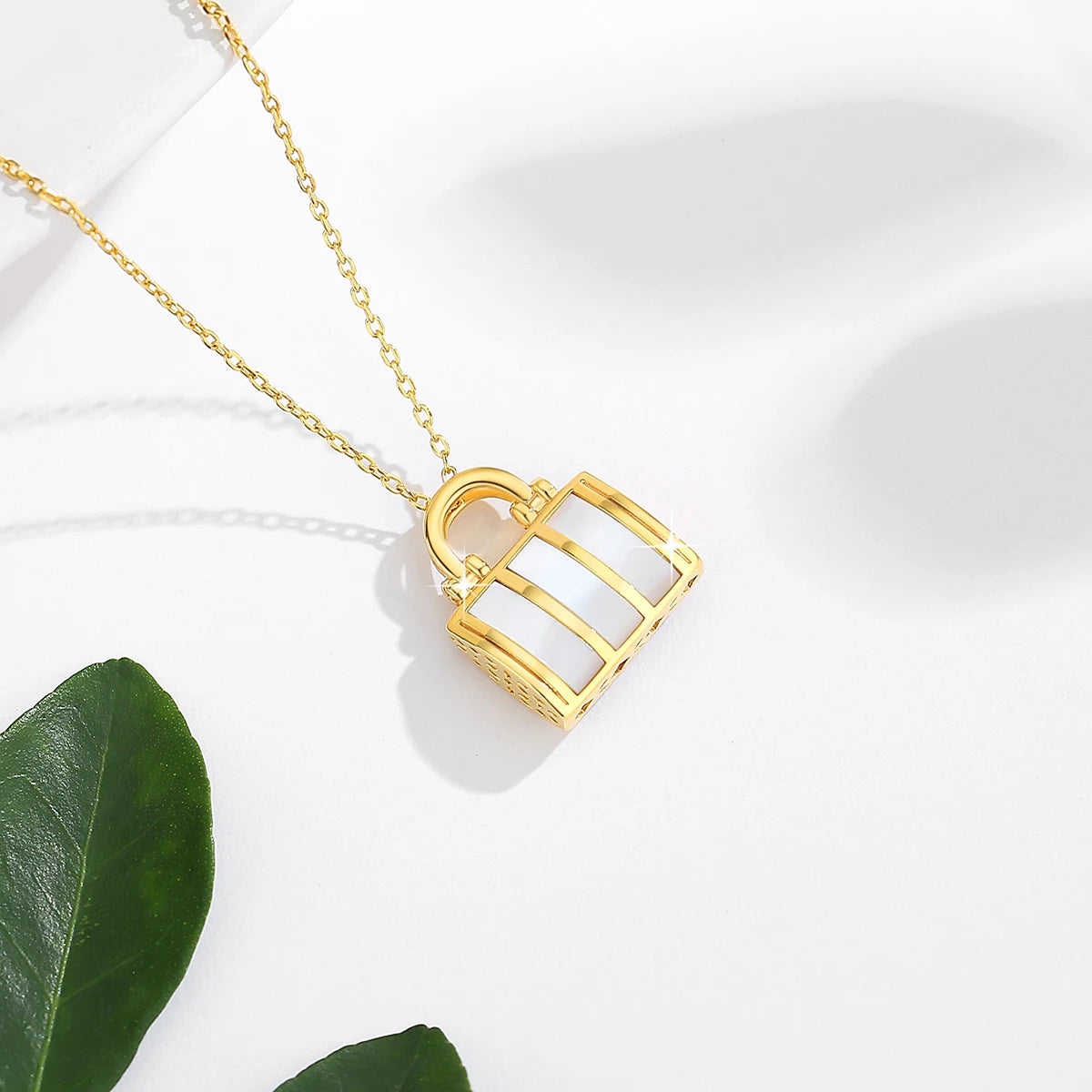 Deva Pure 18K Gold Lock Necklace