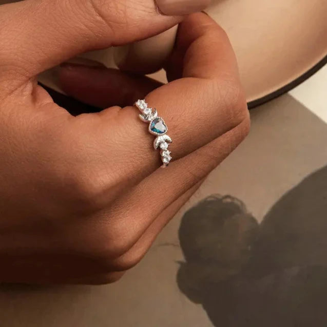White Gold Plated 925 Sterling Silver Rings New Side Shot